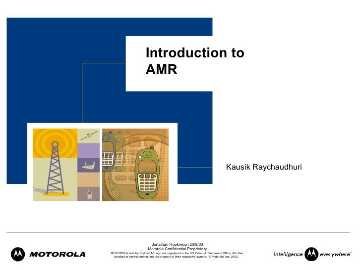 Adaptive multi rate (amr) document