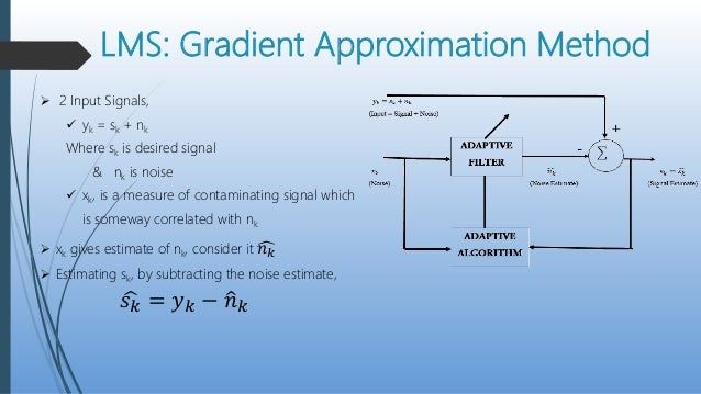 adaptive noise cancellation