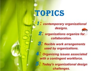 Adaptive organizational design | PPT