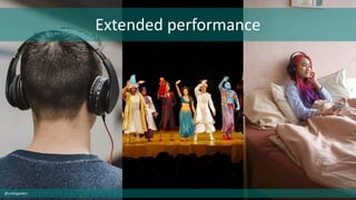 Extended performance
@cubicgarden
 