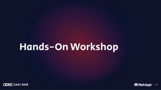 感谢您下载包图网平台上提供的PPT作品，为了您和包图网以及原创作者的利益，请勿复制、传播、销售，否则将承担法律责任！包图网将对作品进行维权，按照传播下载次数进行十倍的索取赔偿！
ibaotu.com
23
Hands-On Workshop
 