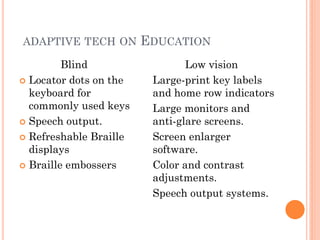 Adaptive technology | PDF