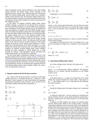 Adaptive terminal sliding mode control strategy for DC–DC buck ...