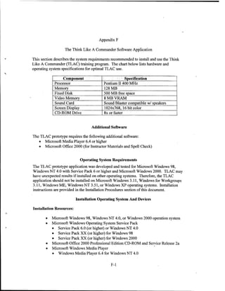 Adaptive thinking inst guide