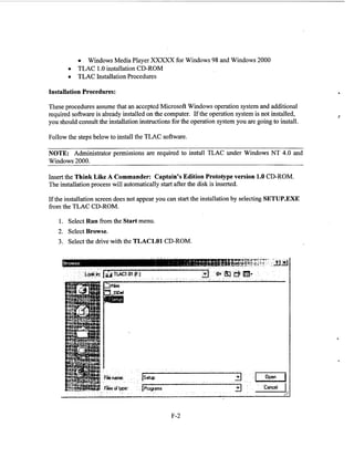Adaptive thinking inst guide