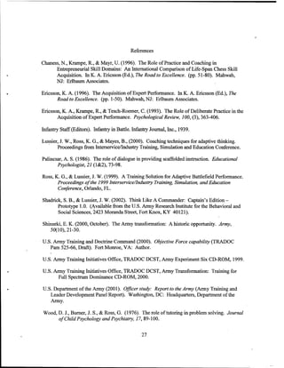 Adaptive thinking inst guide