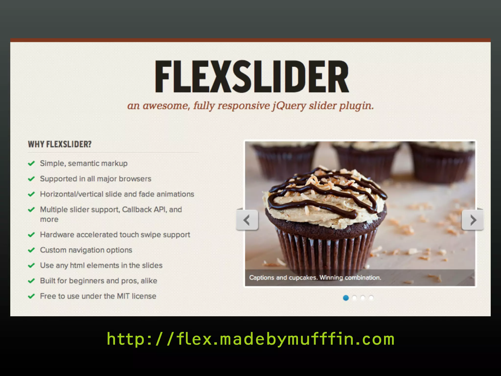 http://flex.madebymufffin.com
 