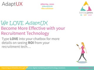 We LOVE AdaptUX
 