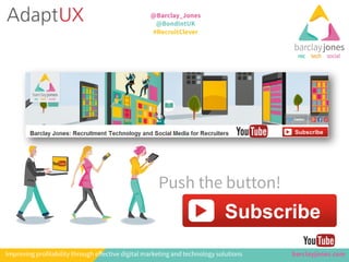 #RecruitClever Webinar: Exclusive first-look at AdaptUX