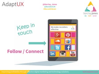 #RecruitClever Webinar: Exclusive first-look at AdaptUX