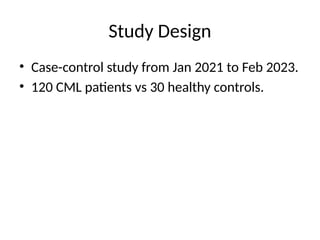 Chronic Myeloid Leukemia (CML) and the role of ADAR1 gene polymorphisms ...