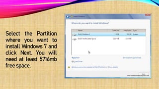 How to format system windows 7 ,10,12,15,or any os .pptx