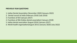 IDA,IAPHD,WHO,DCI-PUBLIC HEALTH DENTISTRY.pptx