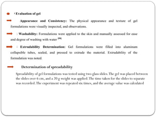 FORMULATION AND CHARACTERIZATION OF COPPER NANOPARTICLES GEL OF ...
