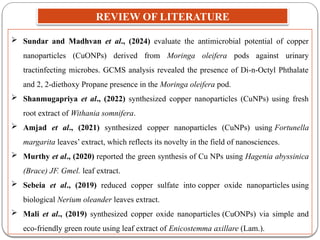 FORMULATION AND CHARACTERIZATION OF COPPER NANOPARTICLES GEL OF ...