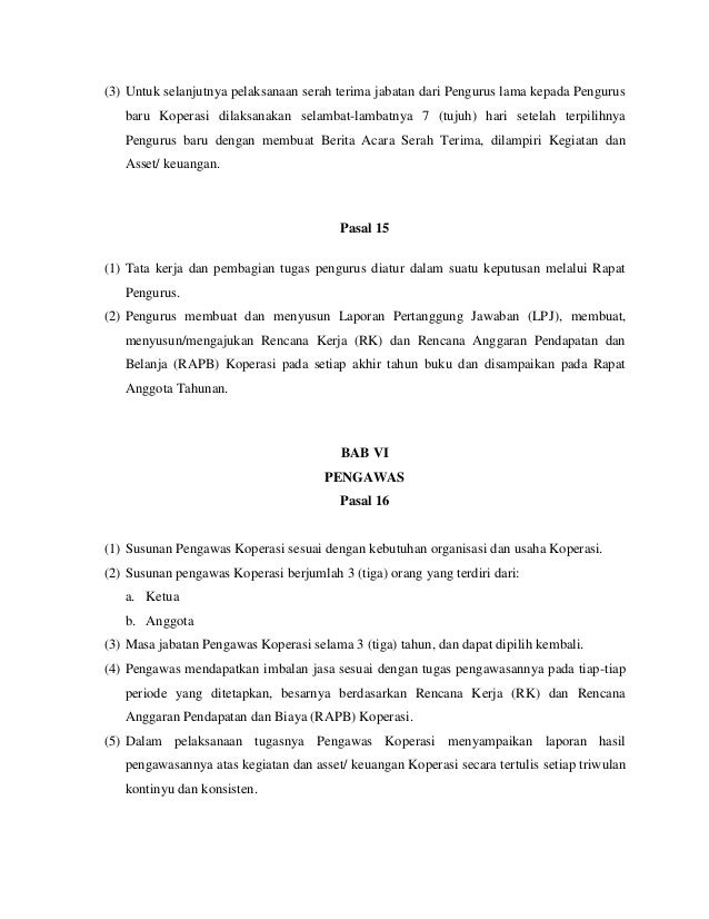 Contoh Berita Acara Serah Terima Pengurus Koperasi - Adart Koperasi Kompas contoh berita acara serah terima pengurus koperasi adart koperasi kompas