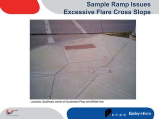 Flared Out Ramp Ada ADA Self-Evaluation and Transition Plan | PPTX
