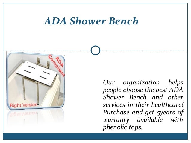 Ada Shower Bench