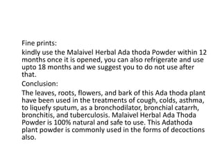 Adathoda Powder.pdf