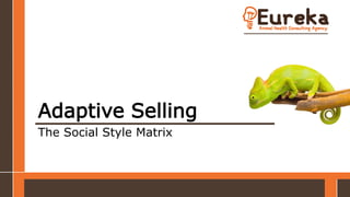 Adaptive Selling
The Social Style Matrix
 