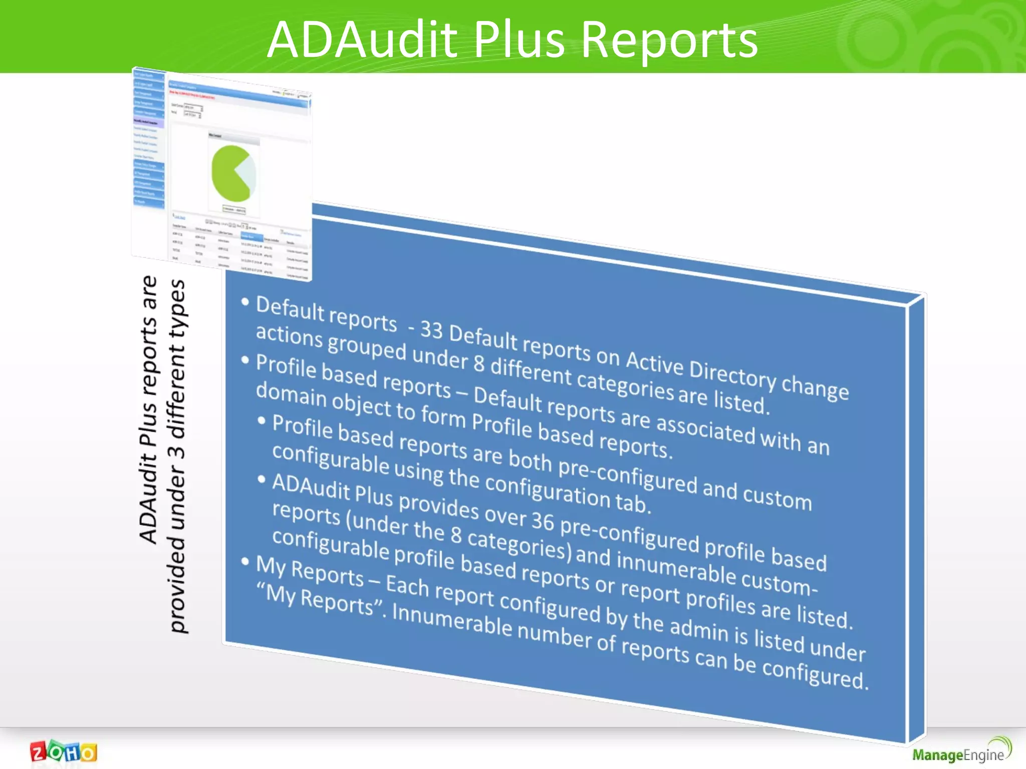 ADAudit Plus Reports
 