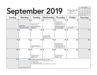 HCPSS A Day B Day Schedule 2019-20 | PPT