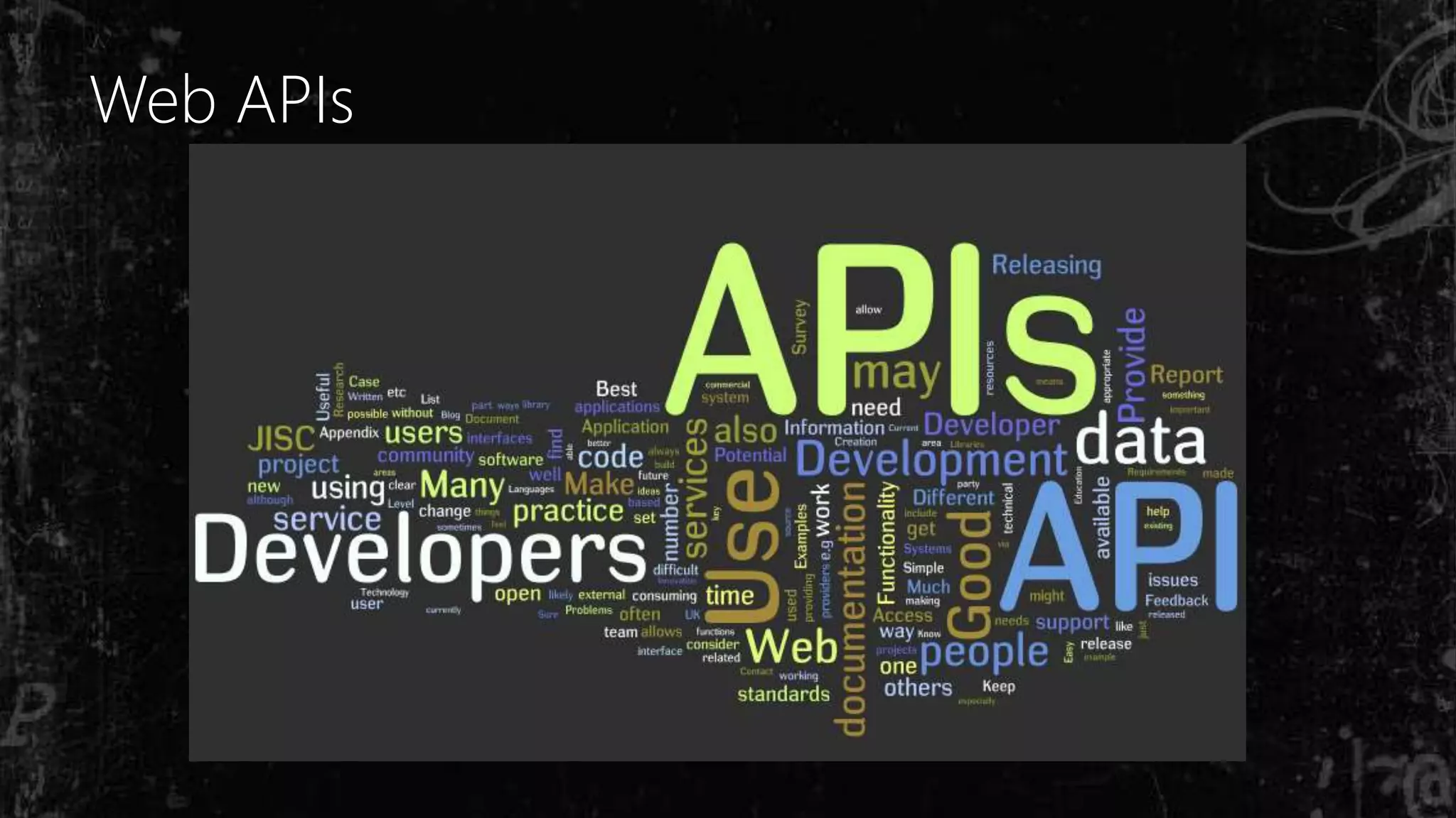 Web APIs
 
