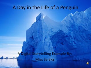 A Day in the Life of a Penguin




  A Digital Storytelling Example By:
              Miss Salaka
 