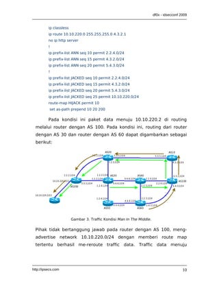 Dfox - A Day To ShutDown Indonesian Internet Core Routing | PDF