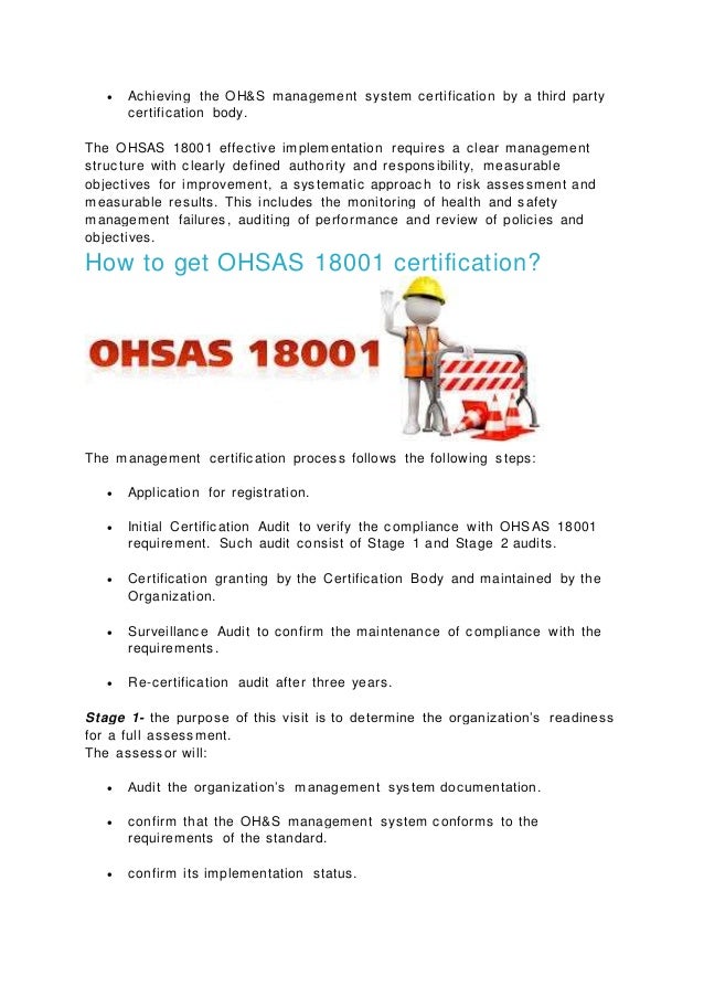OHSAS 18001