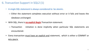Advanced database chapter three PowerPoint | PDF