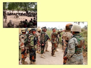 U.S. military and AFRICOM in Africa--says its in the name of “war on terror” U.S. military deploys well over half a million soldiers, spies, technicians, teachers, dependents, and civilian contractors in other nations.US has more than 700 military bases--growing to 1000 by end of decade in 130 countries around the world 