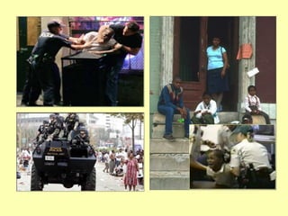 African people are a colony inside the U.S.--not racism- not ideas inside our heads--political and economic relationship--same as in Iraq, Palestine etc. Two Americas 