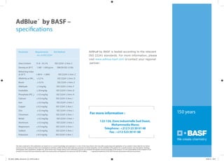 Adblue Maroc brochure | PDF