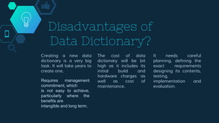 Data Dictionary | PPTX