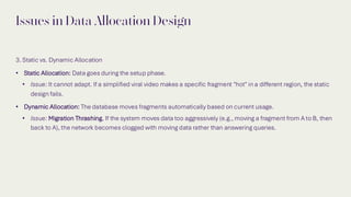 What is Distributed database design issues | PDF