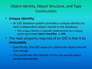 Adbms 10 complex object management | PPTX