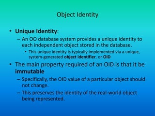Adbms 11 object structure and type constructor | PPTX