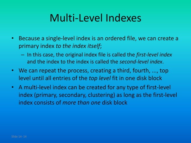 Adbms 22 dynamic multi level index using b and b+ tree | PPTX ...