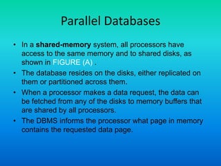 Adbms 27 parallel database distribution architecture | PPTX | Databases ...