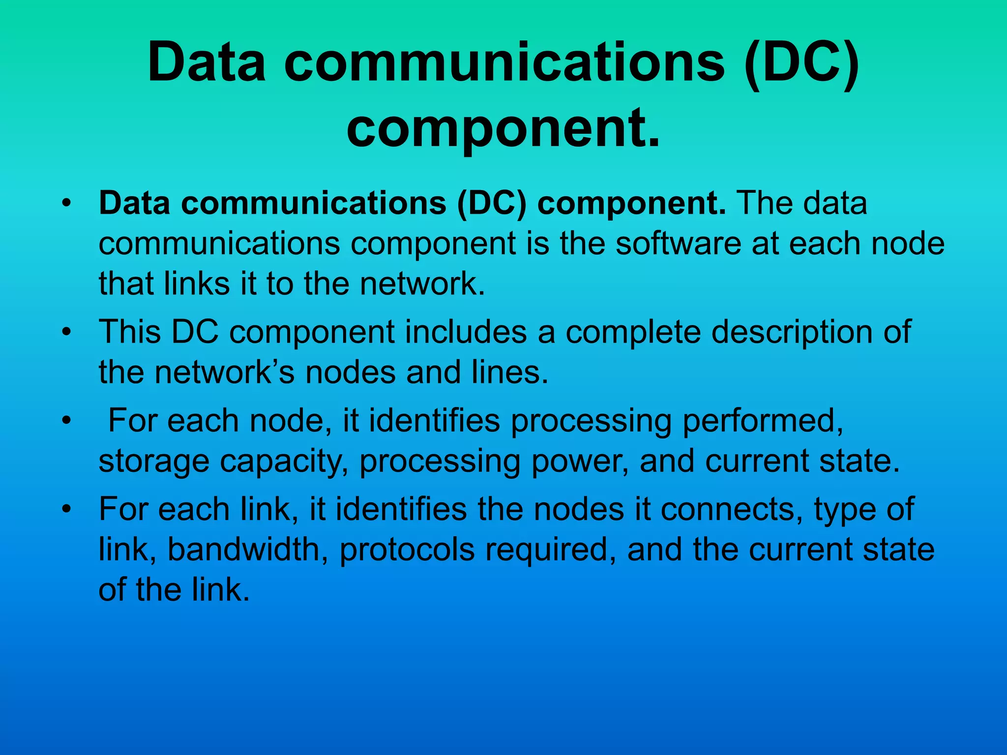 Adbms 28 components of distributed database system | PPT