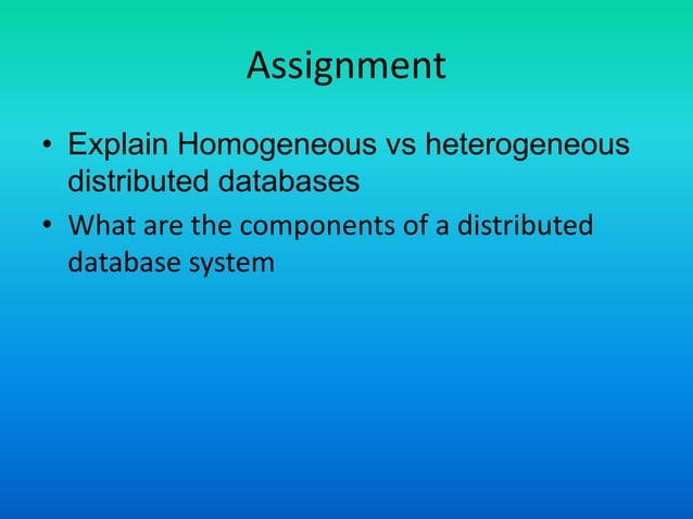 Adbms 28 components of distributed database system | PPT