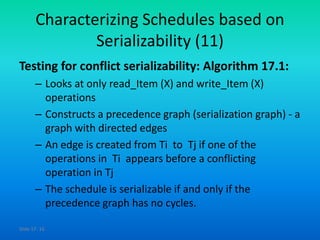 Adbms 35 recoverability and serializability | PPTX