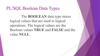 Adbms datatypes | PPTX