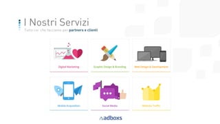 9
Tutto cio’ che facciamo per partners e clienti
I Nostri Servizi
 