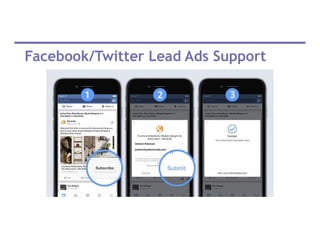 Facebook/Twitter Lead Ads Support
 
