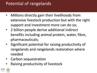 Climate-smart investments in rangelands: Climate-smart agriculture training for Asia Development Bank, Bangkok
