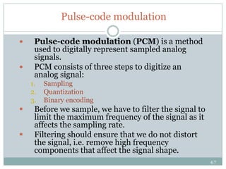 Pcm Process Analog to Digital Converter | PPTX