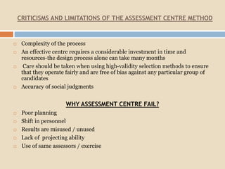 ASSESSMENT DEVELOPMENT CENTRE | PPTX