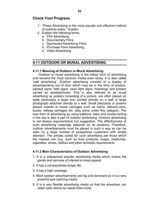 Advertisement Notes.pdf ADVERTISING NOTES | PDF